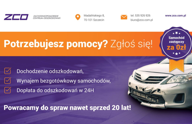 ZOSTAŁEŚ OFIARĄ WYPADKU LUB KOLIZJI? POMOŻEMY !!!