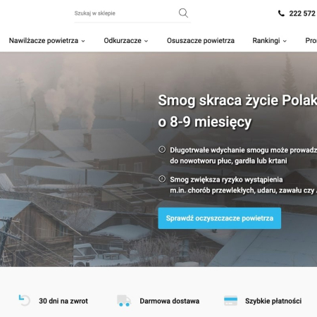 Oczyszczacze powietrza z nawilżaczem