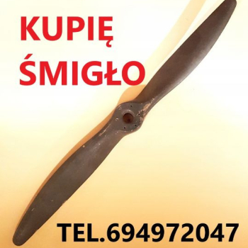KUPIĘ STARE DREWNIANE ŚMIGŁO OD SAMOLOTU KONTAKT 694972047