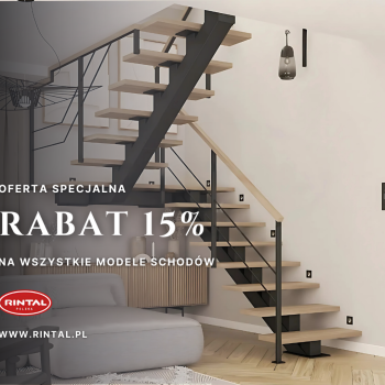 Schody z rabatem 15%